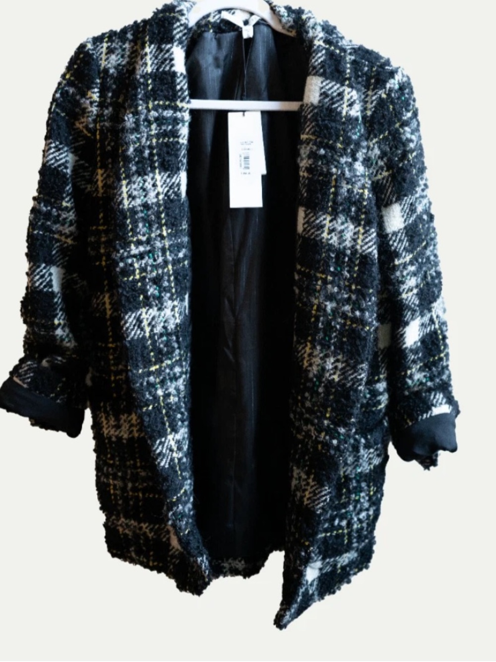 Veronica Beard 2 NWT Crispin Plaid Coat